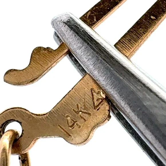 Estate Designer 14K Yellow Gold 6 mm Hand Knotted Pearl Necklace - Picture 8 of 8